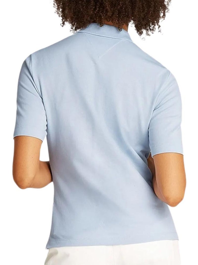 Polo Tommy Hilfiger Azul Claro para Mulher 43224 Azul - Kiabi