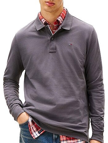 Polo Tommy Hilfiger Cinzento Escuro para Homem DM0DM20232