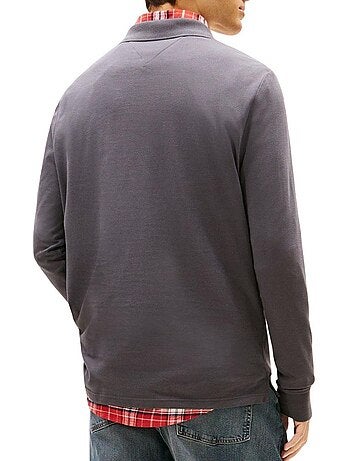 Polo Tommy Hilfiger Cinzento Escuro para Homem DM0DM20232