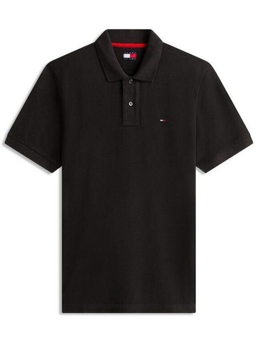 Polo Tommy Hilfiger Regular Fit Preto para Homem - Kiabi Polo Tommy Hilfiger Regular Fit Preto para Homem - Kiabi