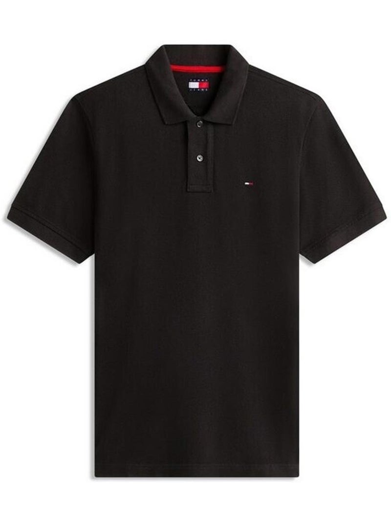 Polo Tommy Hilfiger Regular Fit Preto para Homem Preto - Kiabi