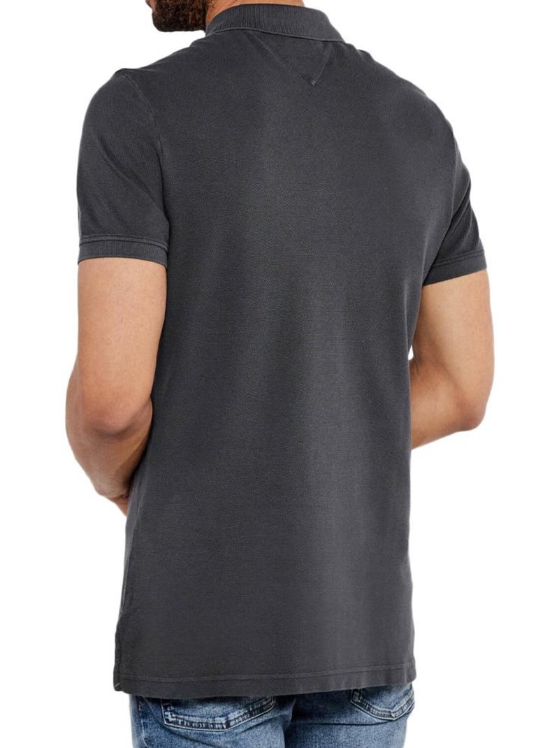 Polo Tommy Hilfiger Slim Essential Cinzento Escuro para Homem Cinza-prateado - Kiabi