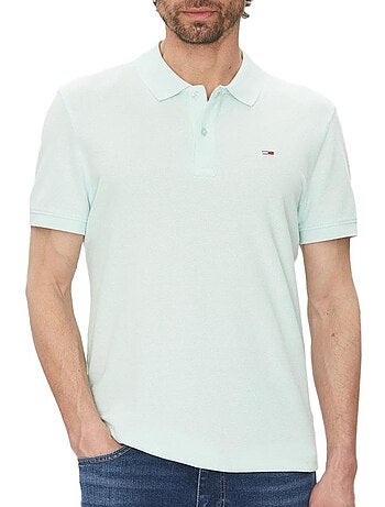 Polo Tommy Hilfiger Slim Essential Turquesa para Homem
