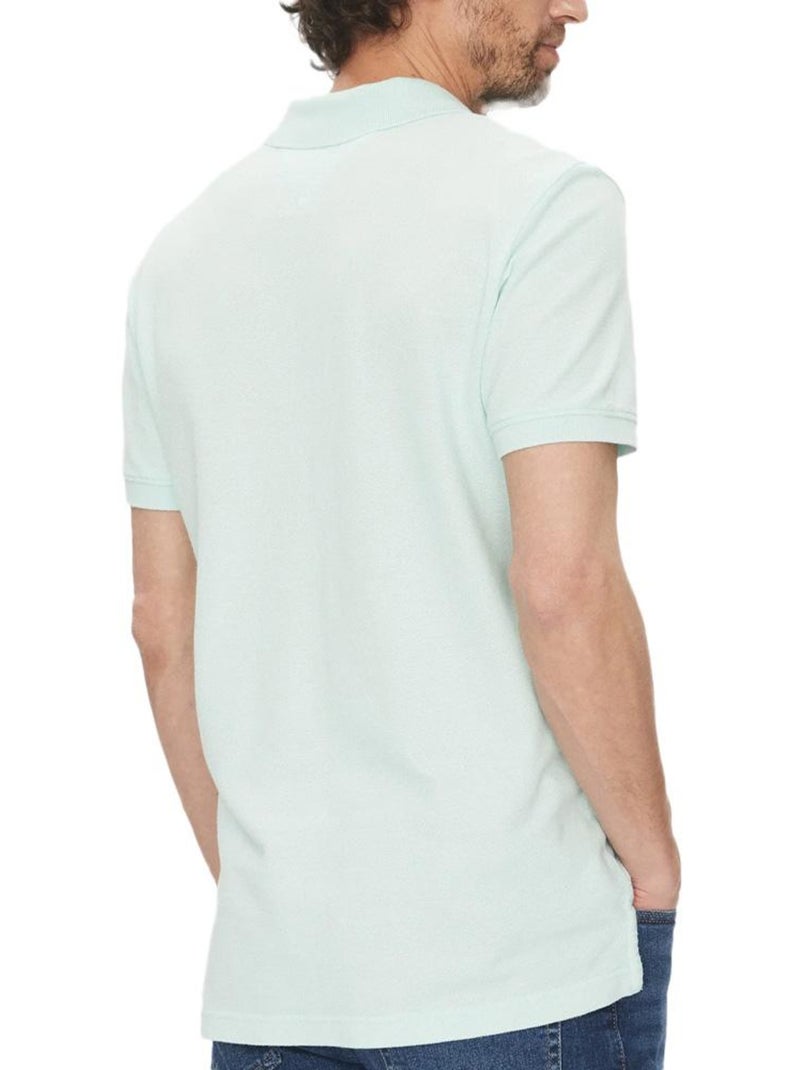 Polo Tommy Hilfiger Slim Essential Turquesa para Homem Azul-turquesa - Kiabi