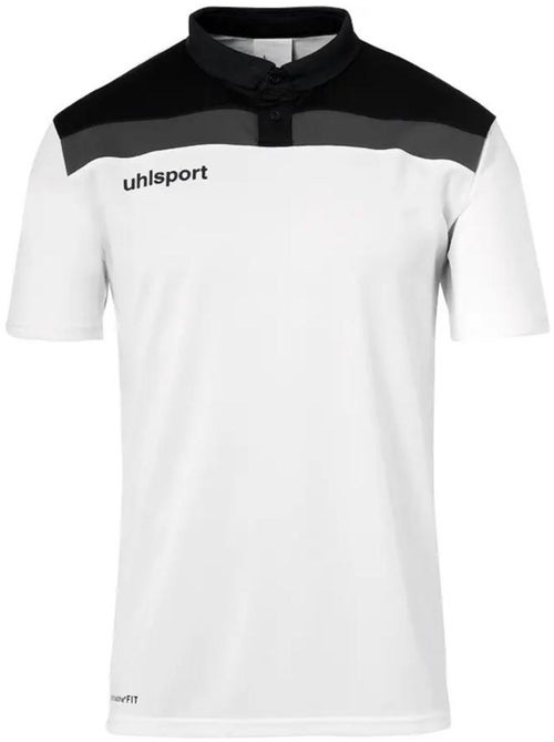 Polo uhlsport offense 23 para homem branco/preto - Kiabi
