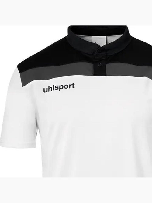 Polo uhlsport offense 23 para homem branco/preto - Kiabi