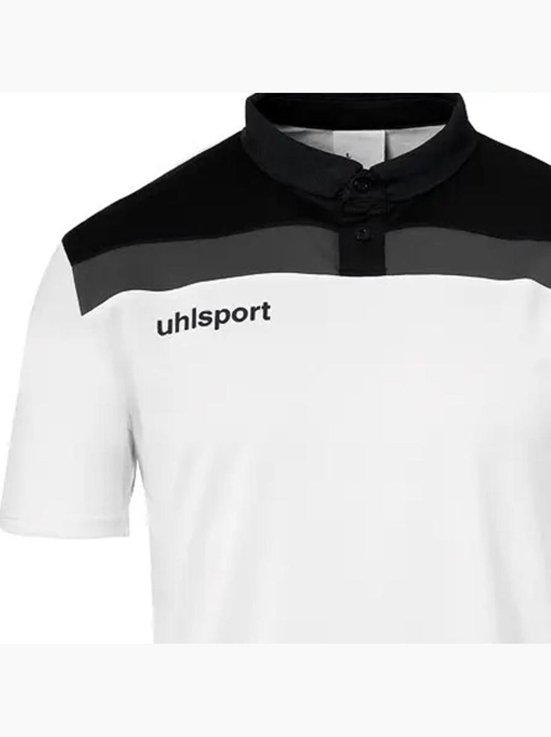 Polo uhlsport offense 23 para homem branco/preto Branco - Kiabi