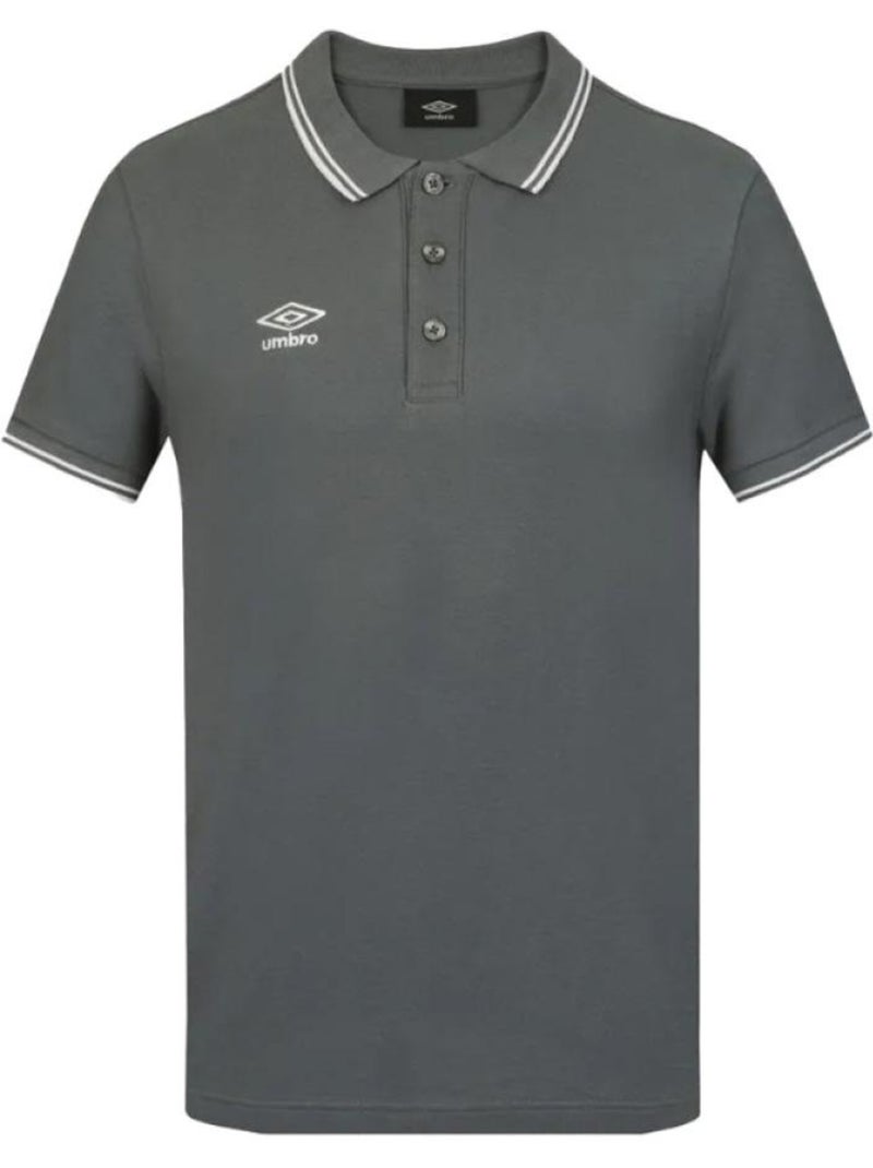 Polo Umbro Bas Net Cinzento para Homem Preto - Kiabi