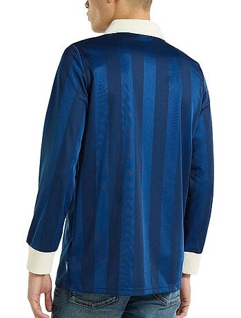 Polo Umbro de Manga Comprida Azul para Homem Futebol Estate