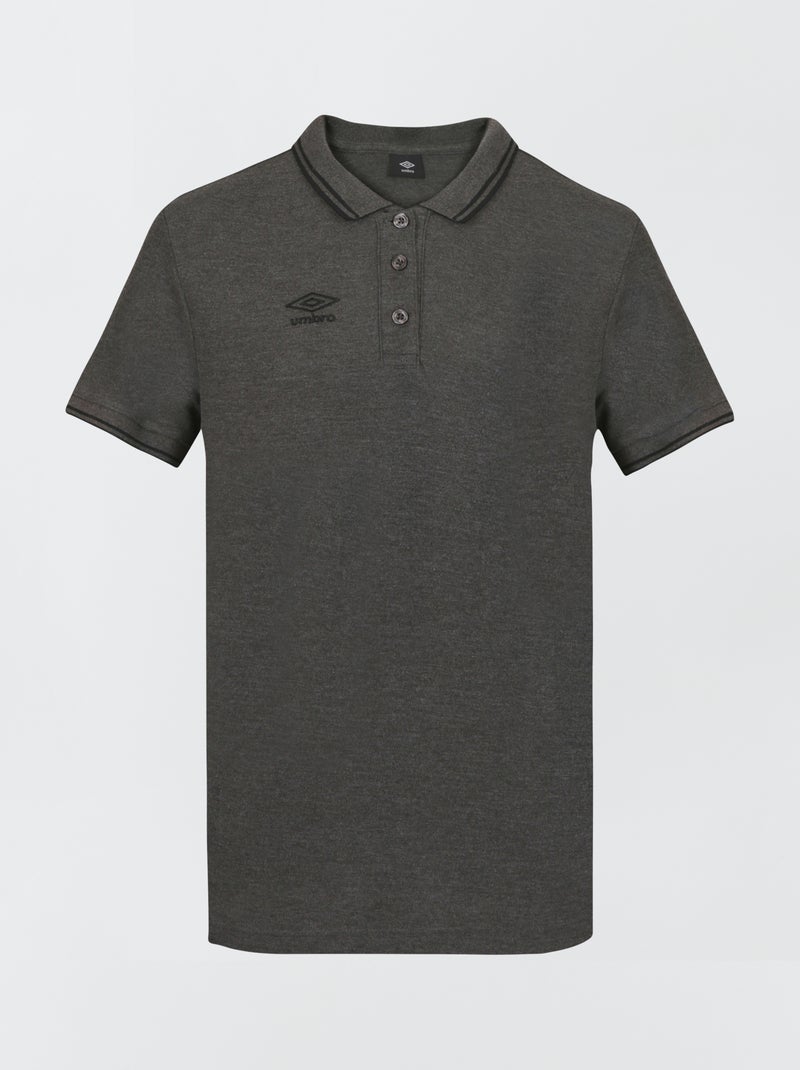 Polo 'Umbro' em piqué de algodão CINZA - Kiabi