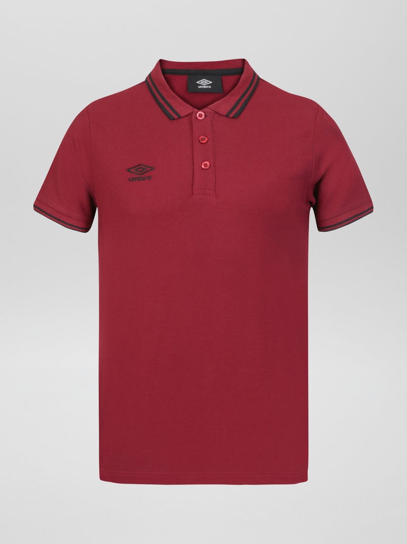 Polo 'Umbro' em piqué de algodão Roxo - Kiabi