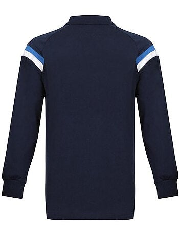 Polo Umbro Fan de Manga Comprida Azul-Marinho para Homem
