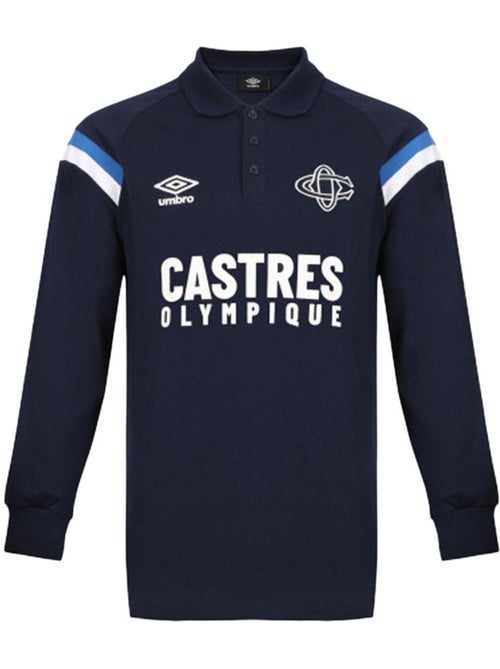 Polo Umbro Fan de Manga Comprida Azul-Marinho para Homem - Kiabi Polo Umbro Fan de Manga Comprida Azul-Marinho para Homem - Kiabi