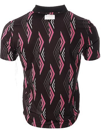 Polo Umbro King para Homem Preto/Rosa