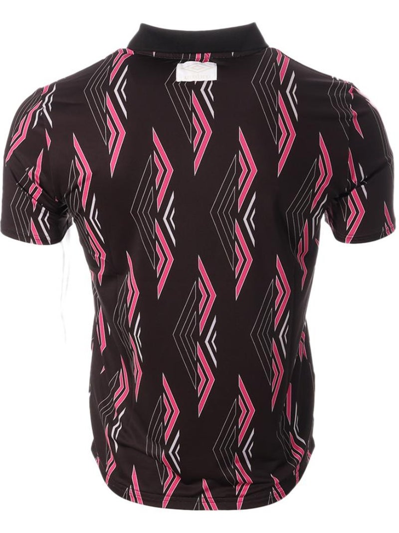 Polo Umbro King para Homem Preto/Rosa Preto - Kiabi