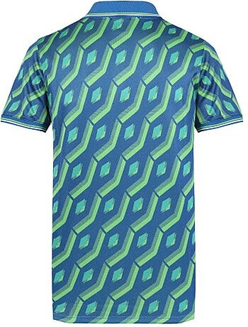 Polo Umbro Regale Azul/Verde para Homem