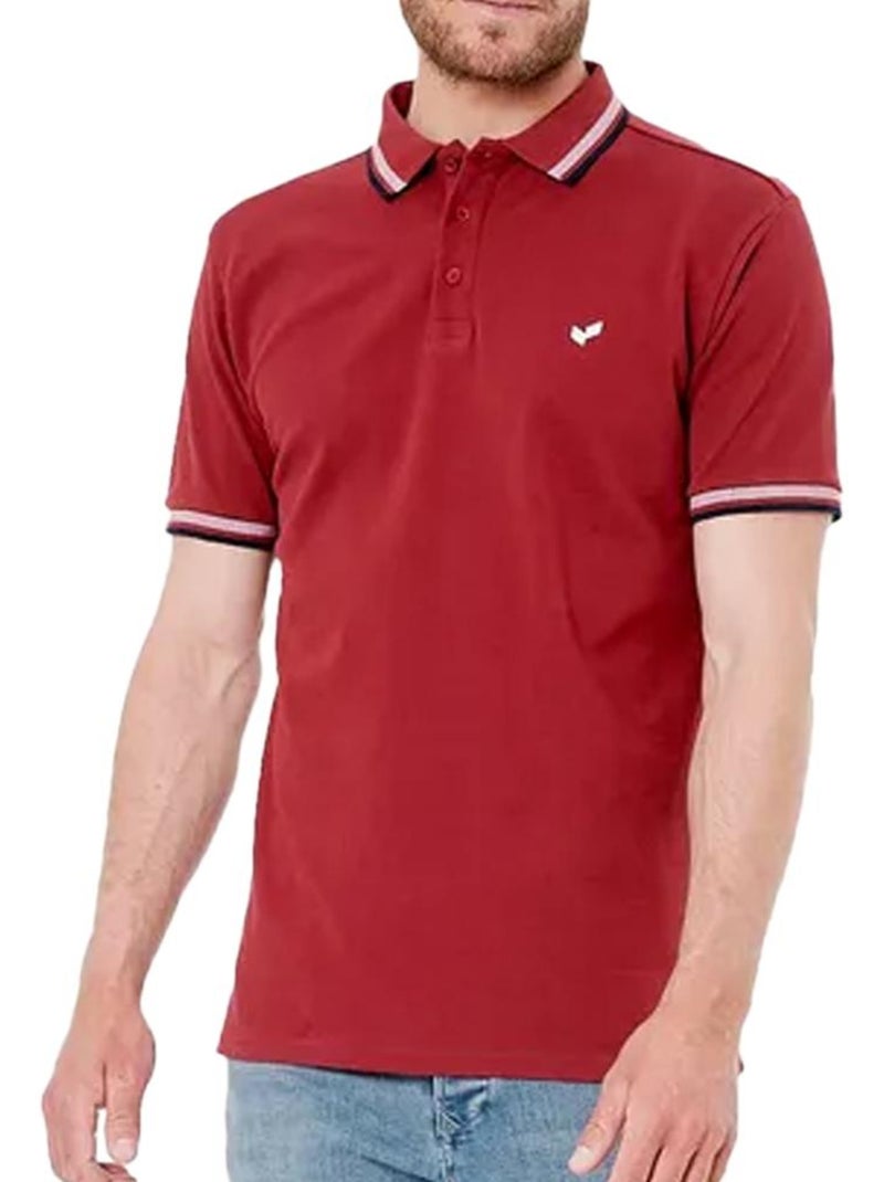 Polo Vermelho Kaporal RAYOCE23 para Homem Vermelho - Kiabi