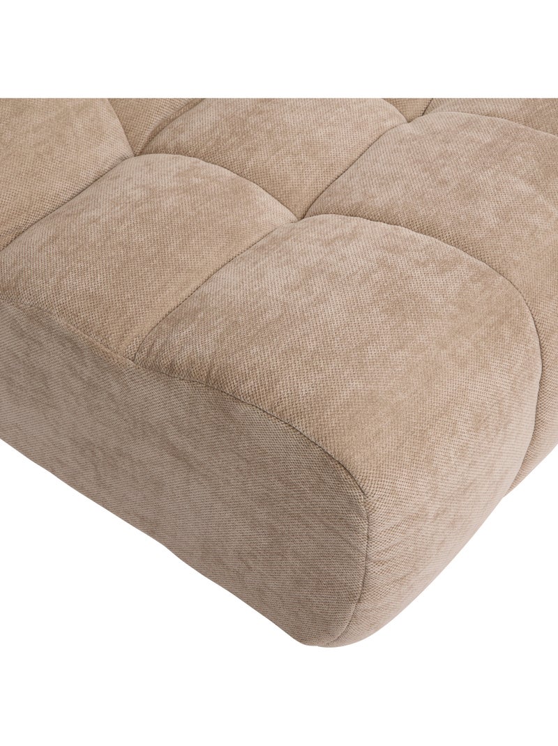 Poltrona modular acolchoada Bege - Kiabi