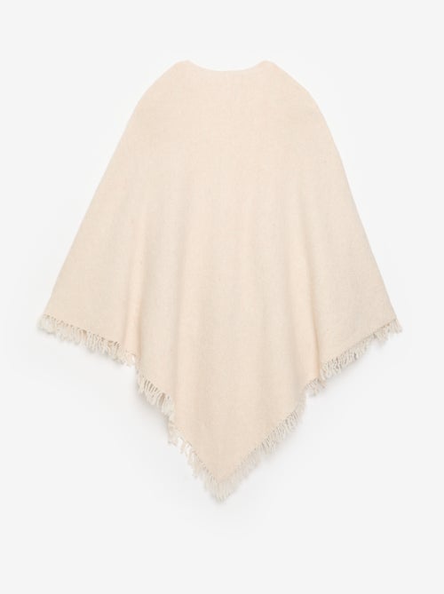 Poncho aberto liso - Kiabi