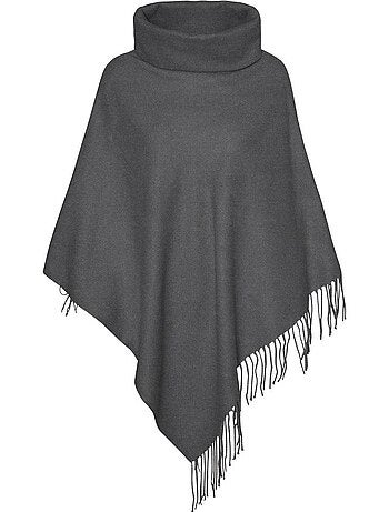 Poncho Cinzento Feminino Vero Moda Kleo