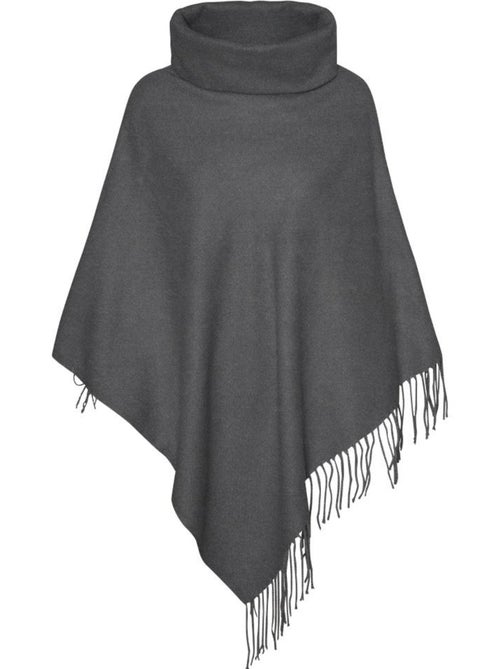 Poncho Cinzento Feminino Vero Moda Kleo - Kiabi Poncho Cinzento Feminino Vero Moda Kleo - Kiabi