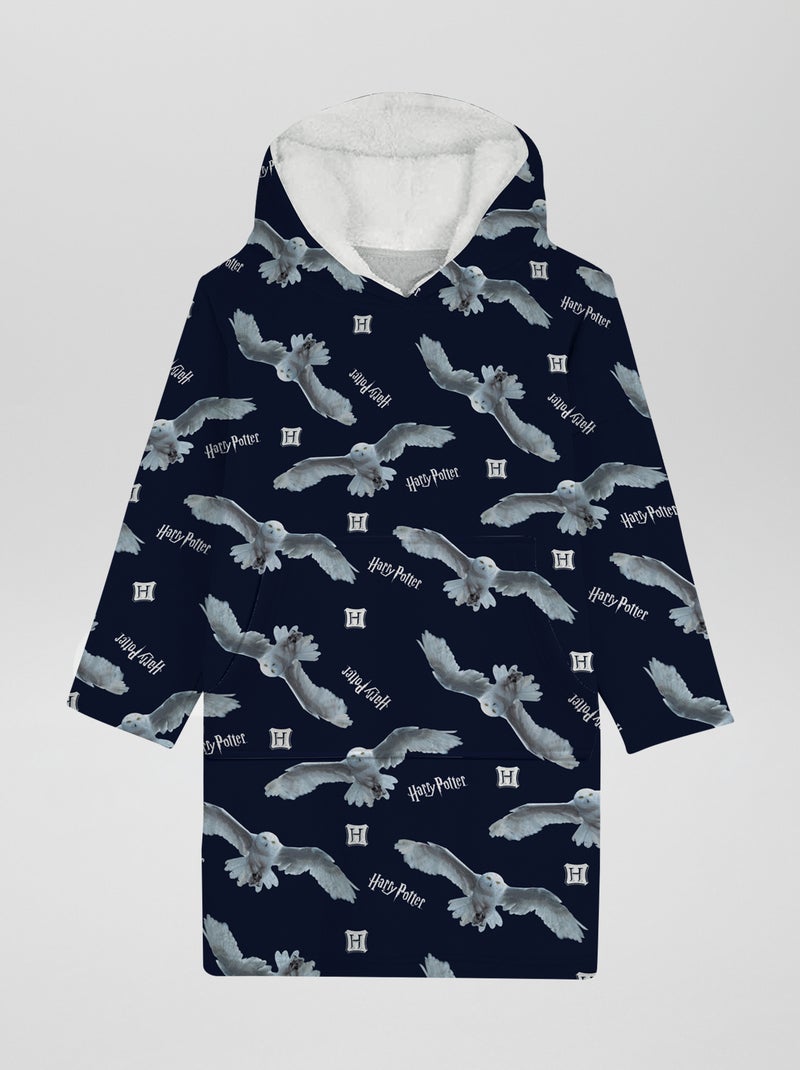 Poncho com capuz em malha polar 'Harry Potter' AZUL - Kiabi