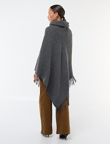 Poncho com franjas 'Vero Moda'
