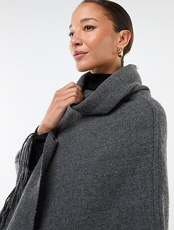 Poncho com franjas 'Vero Moda'