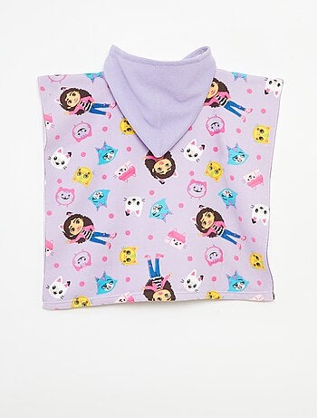 Poncho de banho 'A Casa Mágica da Gaby' em felpa