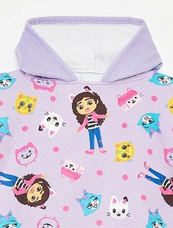 Poncho de banho 'A Casa Mágica da Gaby' em felpa