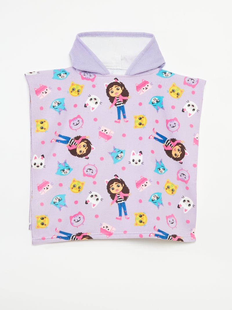 Poncho de banho 'A Casa Mágica da Gaby' em felpa VIOLETA - Kiabi