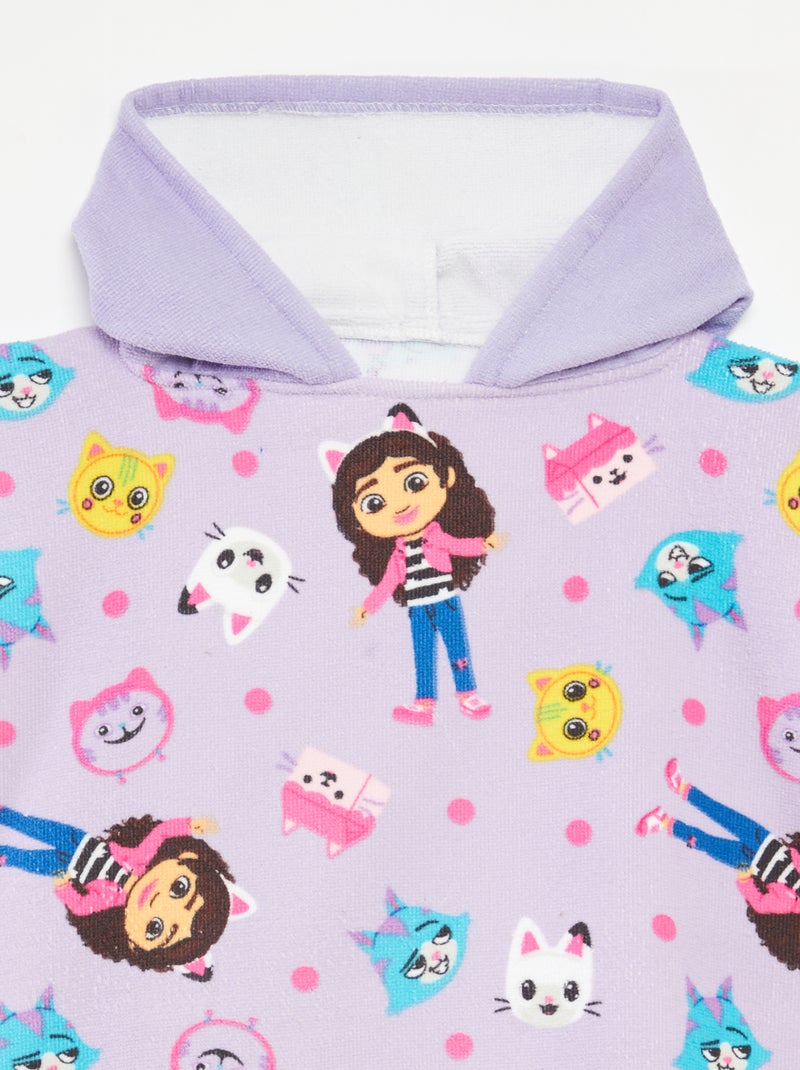 Poncho de banho 'A Casa Mágica da Gaby' em felpa VIOLETA - Kiabi