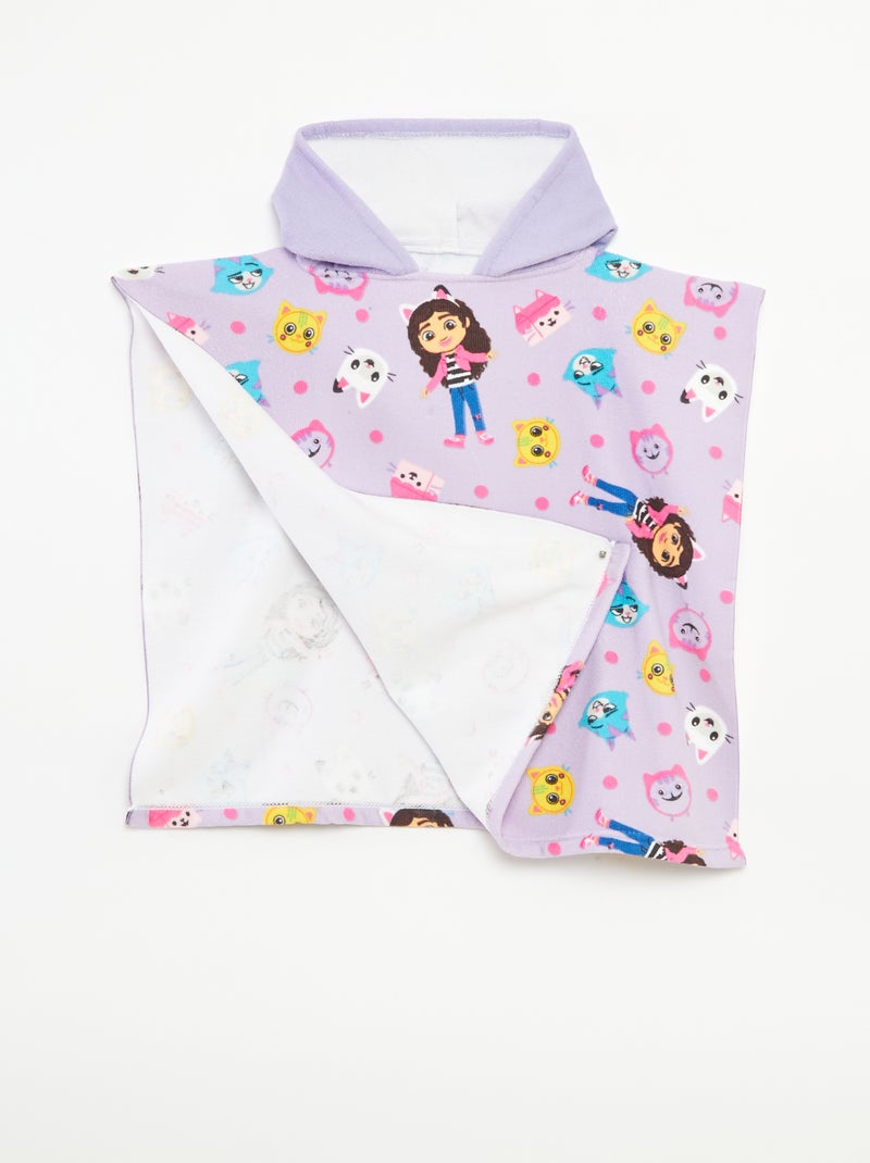Poncho de banho 'A Casa Mágica da Gaby' em felpa VIOLETA - Kiabi