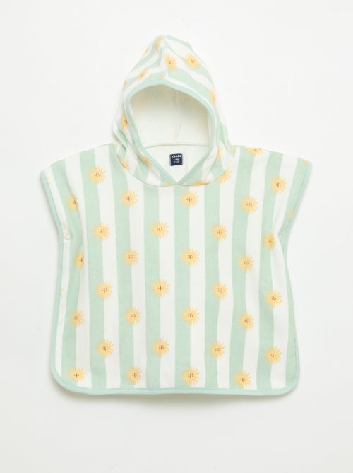 Poncho de banho com capuz - Kiabi