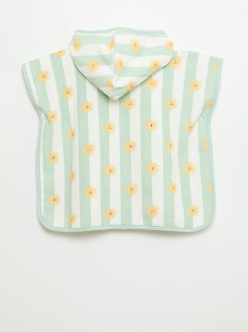 Poncho de banho com capuz - Kiabi