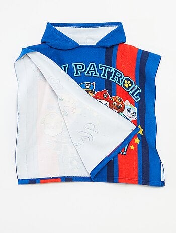 Poncho de banho 'Patrulha Pata' em felpa
