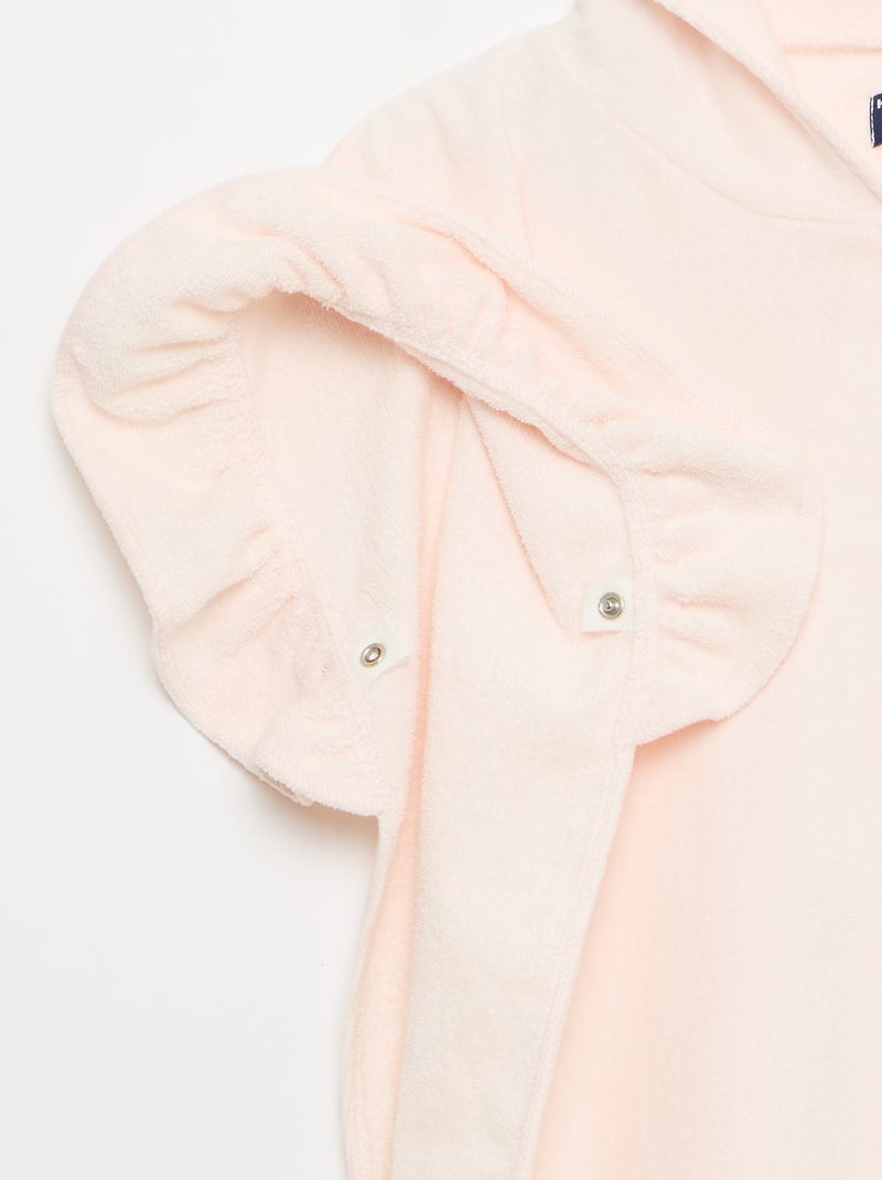 Poncho de banho Rosa - Kiabi