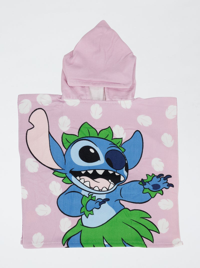 Poncho de banho 'Stitch' ROSA - Kiabi