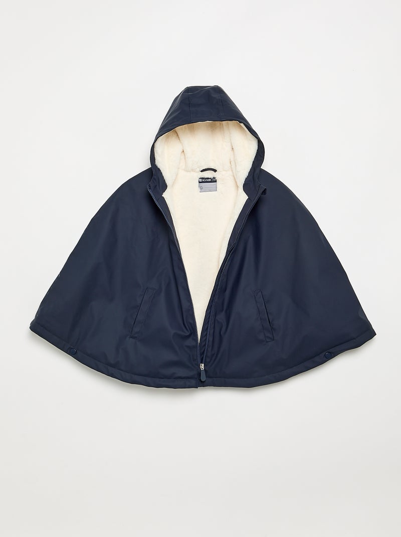 Poncho de chuva - coleção fácil de vestir Azul - Kiabi