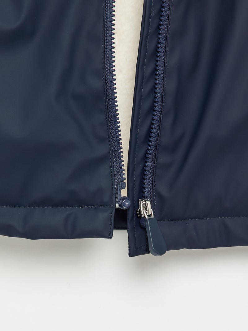 Poncho de chuva - coleção fácil de vestir Azul - Kiabi