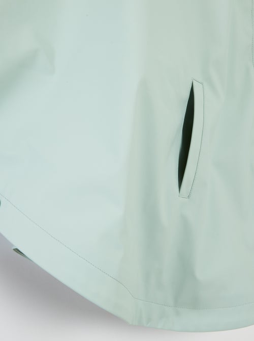 Poncho de material emborrachado com capuz - coleção fácil de vestir - Kiabi