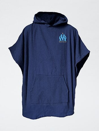 Poncho em polar 'Olympique de Marseille'