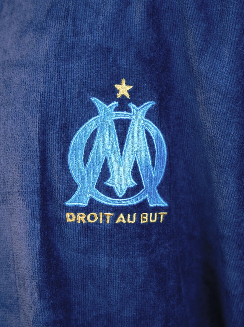 Poncho em polar 'Olympique de Marseille' Azul - Kiabi