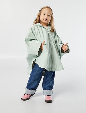 Poncho em tecido de borracha com capuz - So Easy