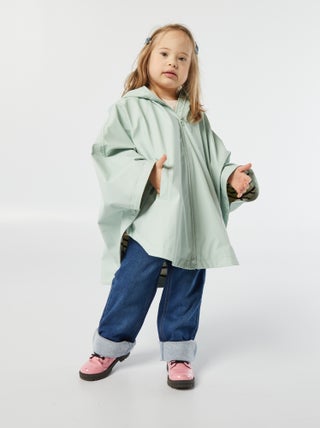 Poncho em tecido de borracha com capuz - So Easy
