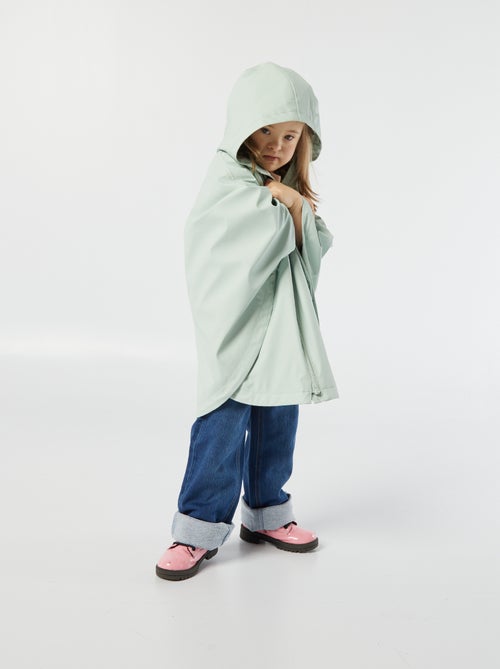 Poncho em tecido de borracha com capuz - So Easy - Kiabi