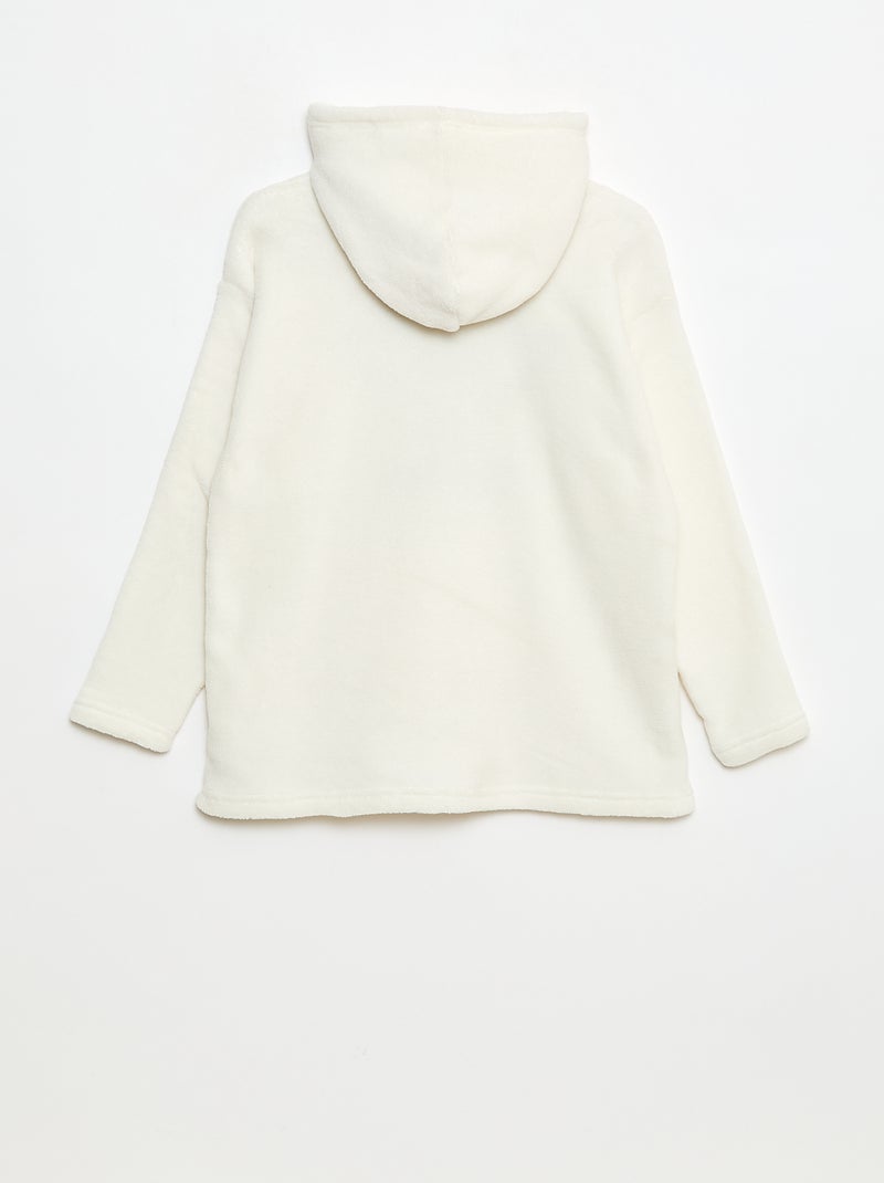 Poncho 'Harry Potter' em polar Branco - Kiabi