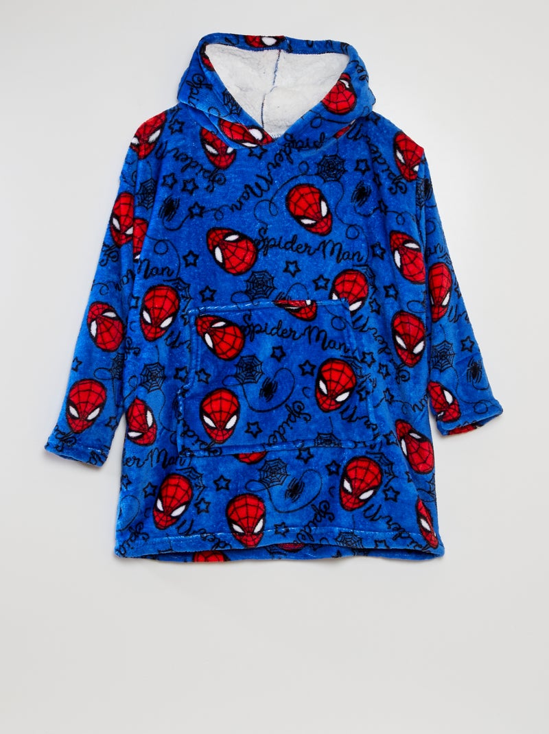 Poncho 'Homem-Aranha' polar AZUL - Kiabi