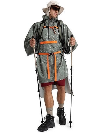 Poncho impermeável de caminhada para a chuva