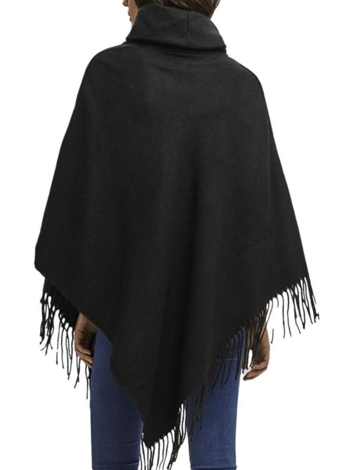 Poncho Preto Feminino Vero Moda Kleo - Kiabi Poncho Preto Feminino Vero Moda Kleo - Kiabi